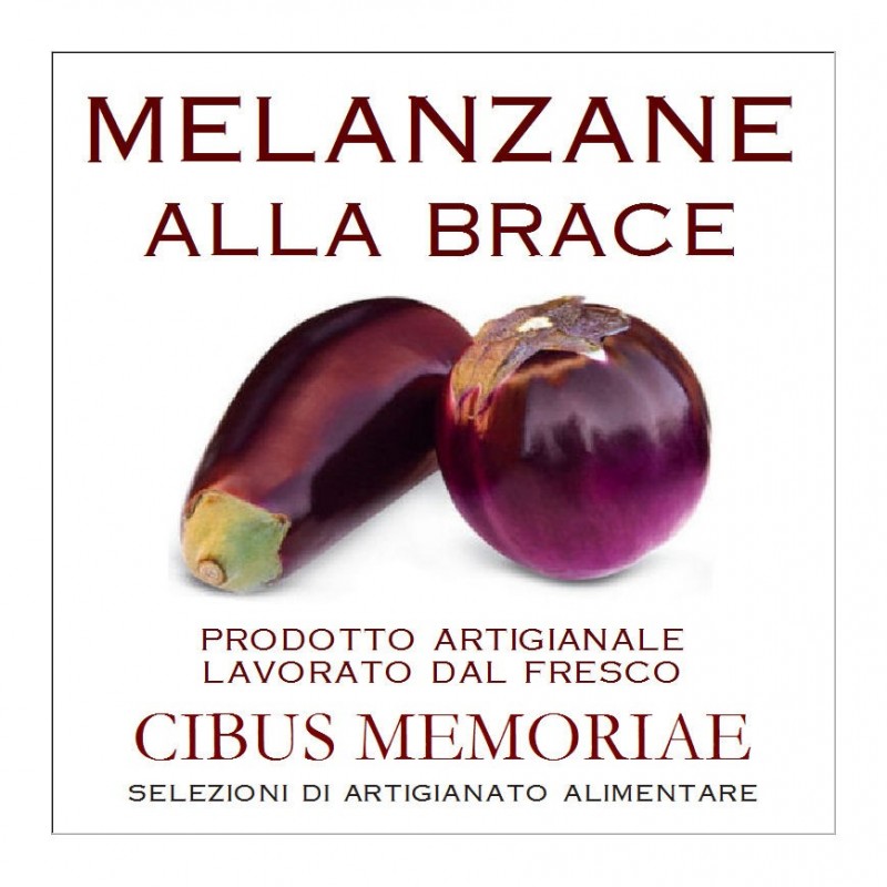 Grilled aubergines in oil CIBUS MEMORIAE