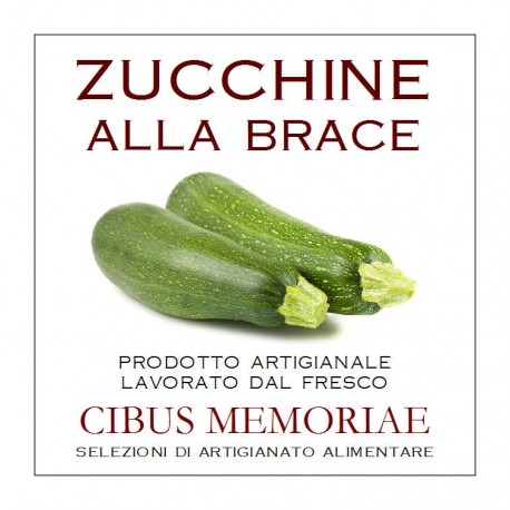 Zucchine alla brace sott'olio