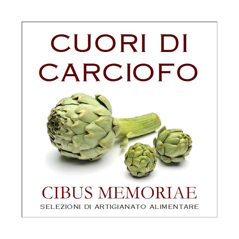 Artichoke hearts in oil CIBUS MEMORIAE