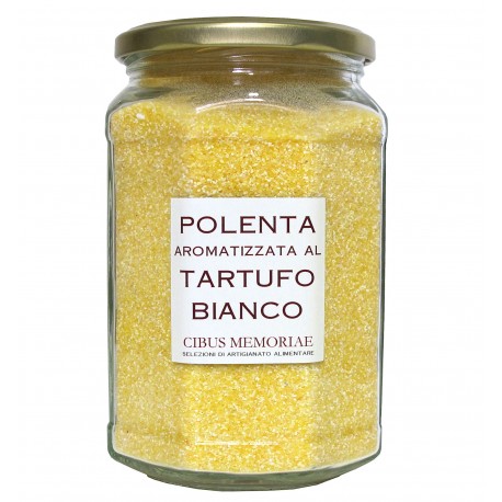 Polenta aromatizzata al tartufo bianco