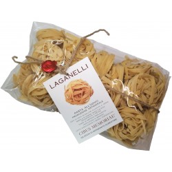 Laganelli, durum wheat semolina egg pasta