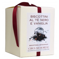 Biscottini al tè nero e vaniglia