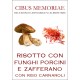 Risotto with porcini mushrooms and saffron
