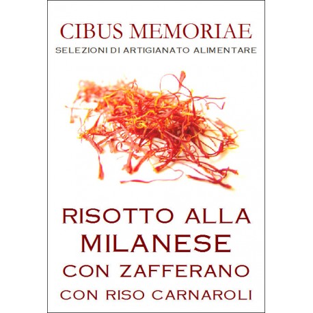 Risotto "alla Milanese" with saffron