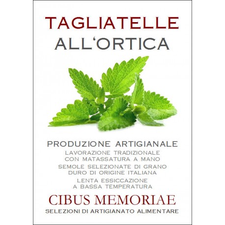 Nettle tagliatelle