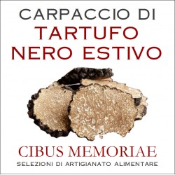 Black summer truffle slices