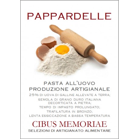 Pappardelle all'uovo