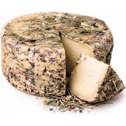 Mountain hay barrique-aged cheese