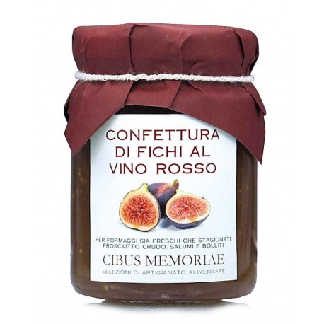 Fig and red wine preserve