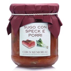 Sugo con speck e porri