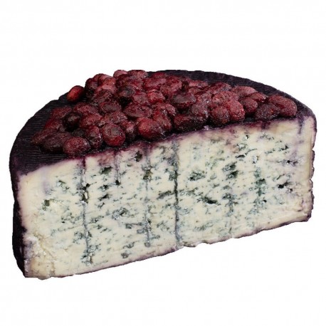 Blue cheese aged in red passito wine