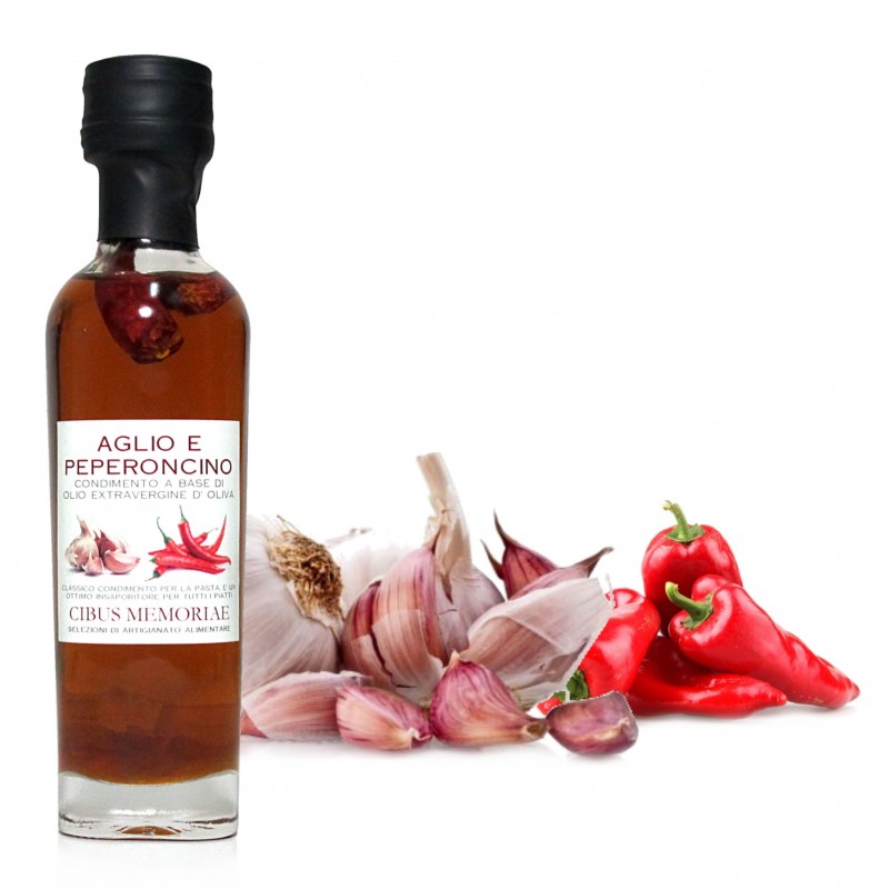 Garlic and chili pepper olive oil dressing CIBUS MEMORIAE